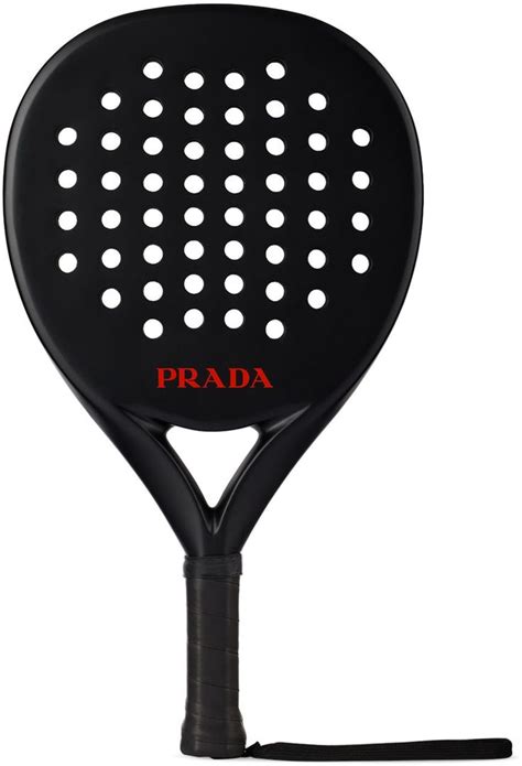 prada padel racket|Black Padel Racket .